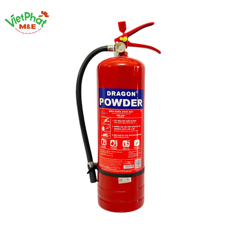 Bình chữa cháy bột ABC 4kg - Dragon