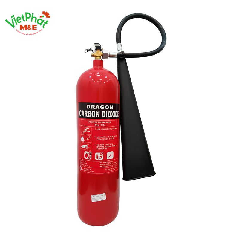 Bình Chữa Cháy Khí CO2 5kg - Dragon